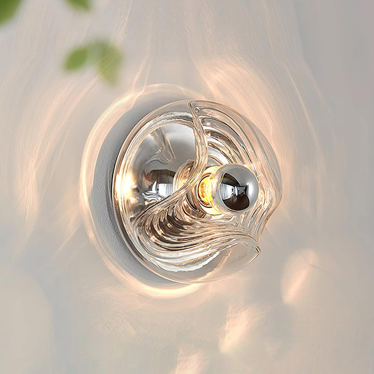 Aubergrove Glass Wall Light-Moonnatur