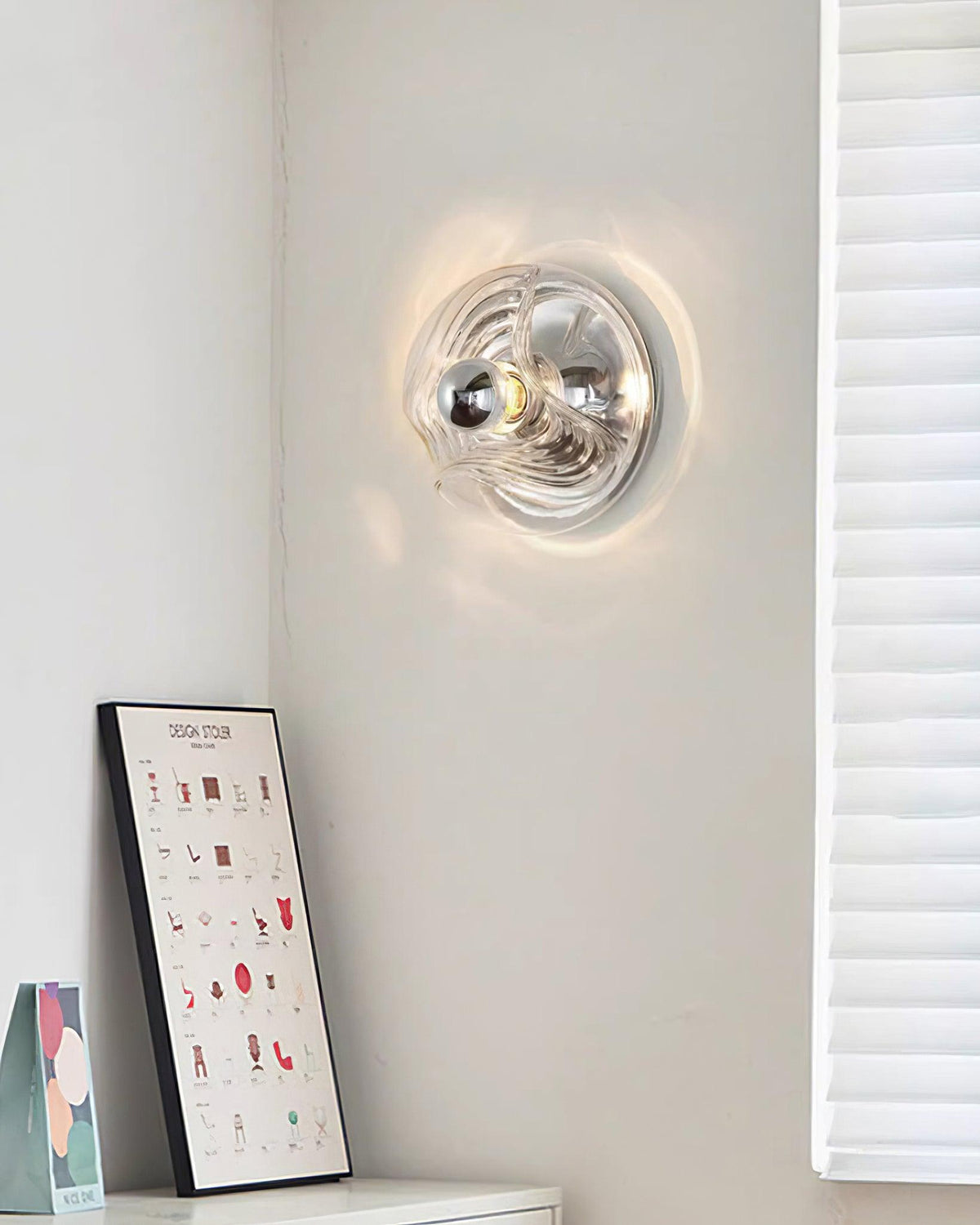 Aubergrove Glass Wall Light-Moonnatur
