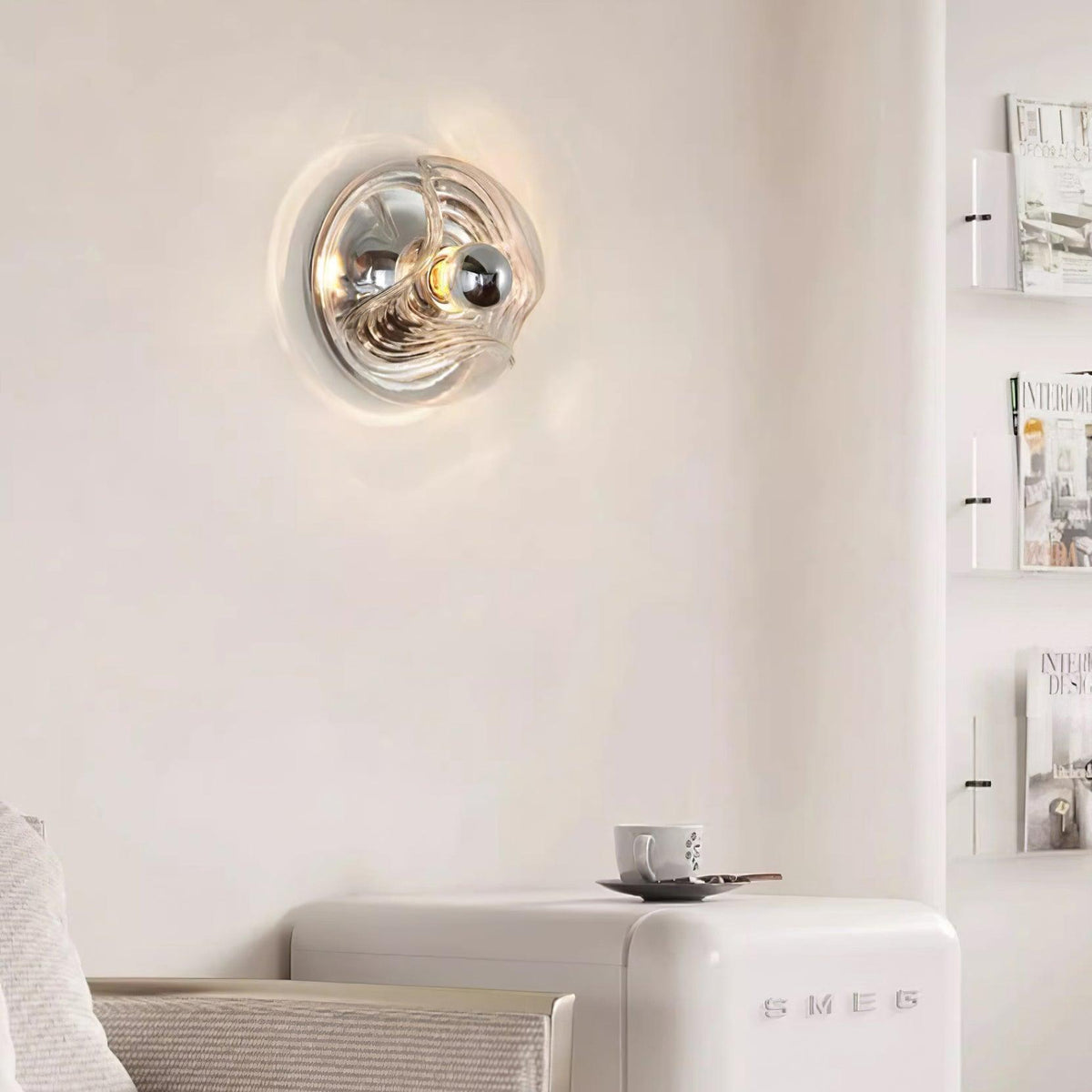 Aubergrove Glass Wall Light-Moonnatur