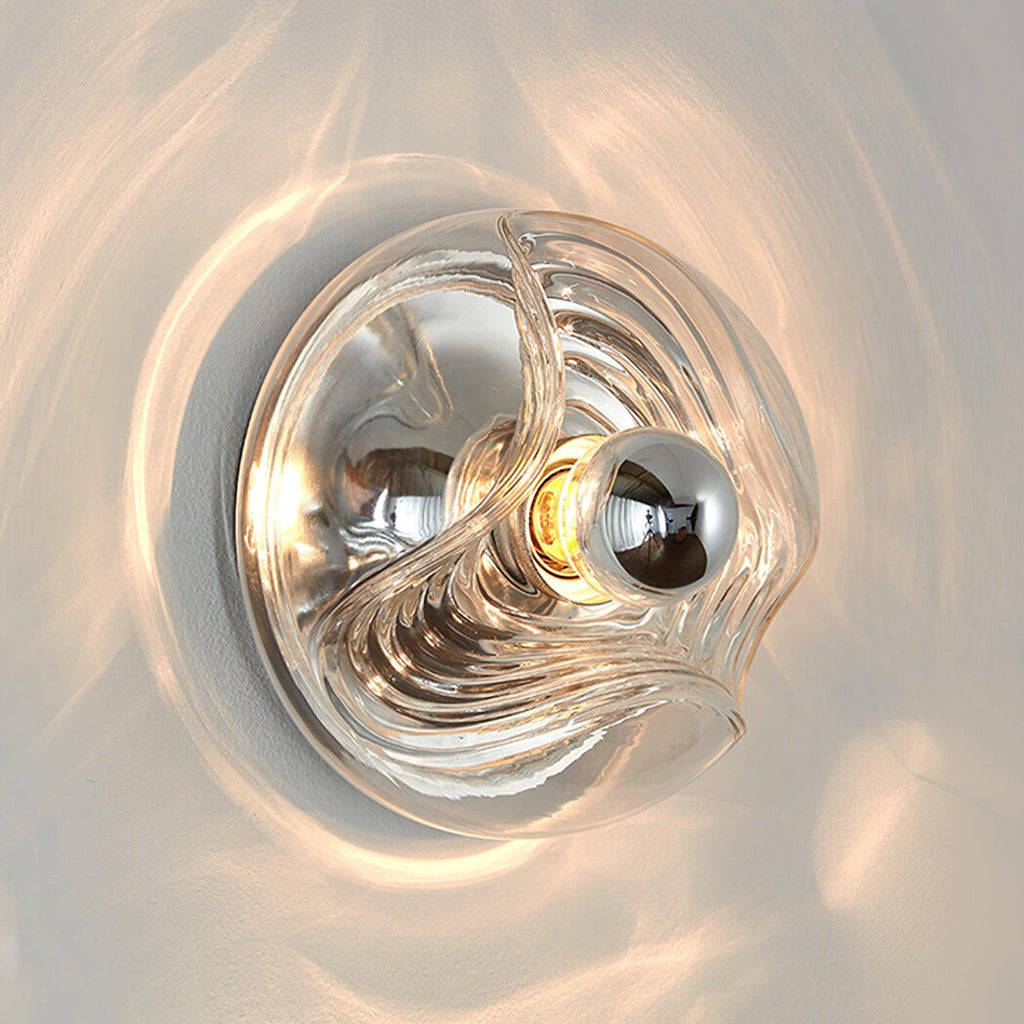 Aubergrove Glass Wall Light-Moonnatur