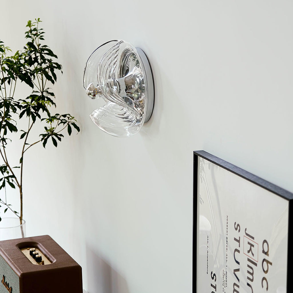 Aubergrove Glass Wall Light-Moonnatur