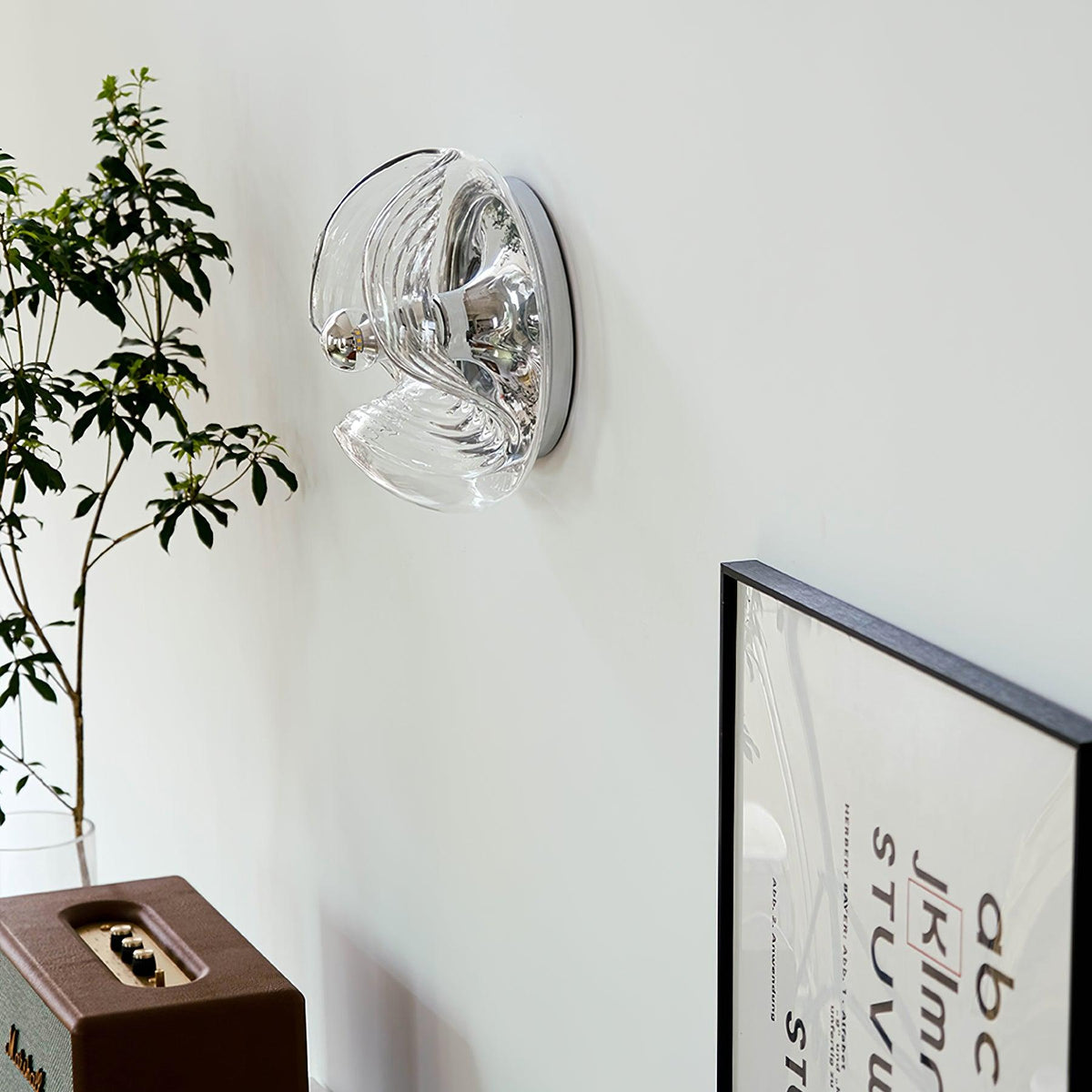 Aubergrove Glass Wall Light-Moonnatur