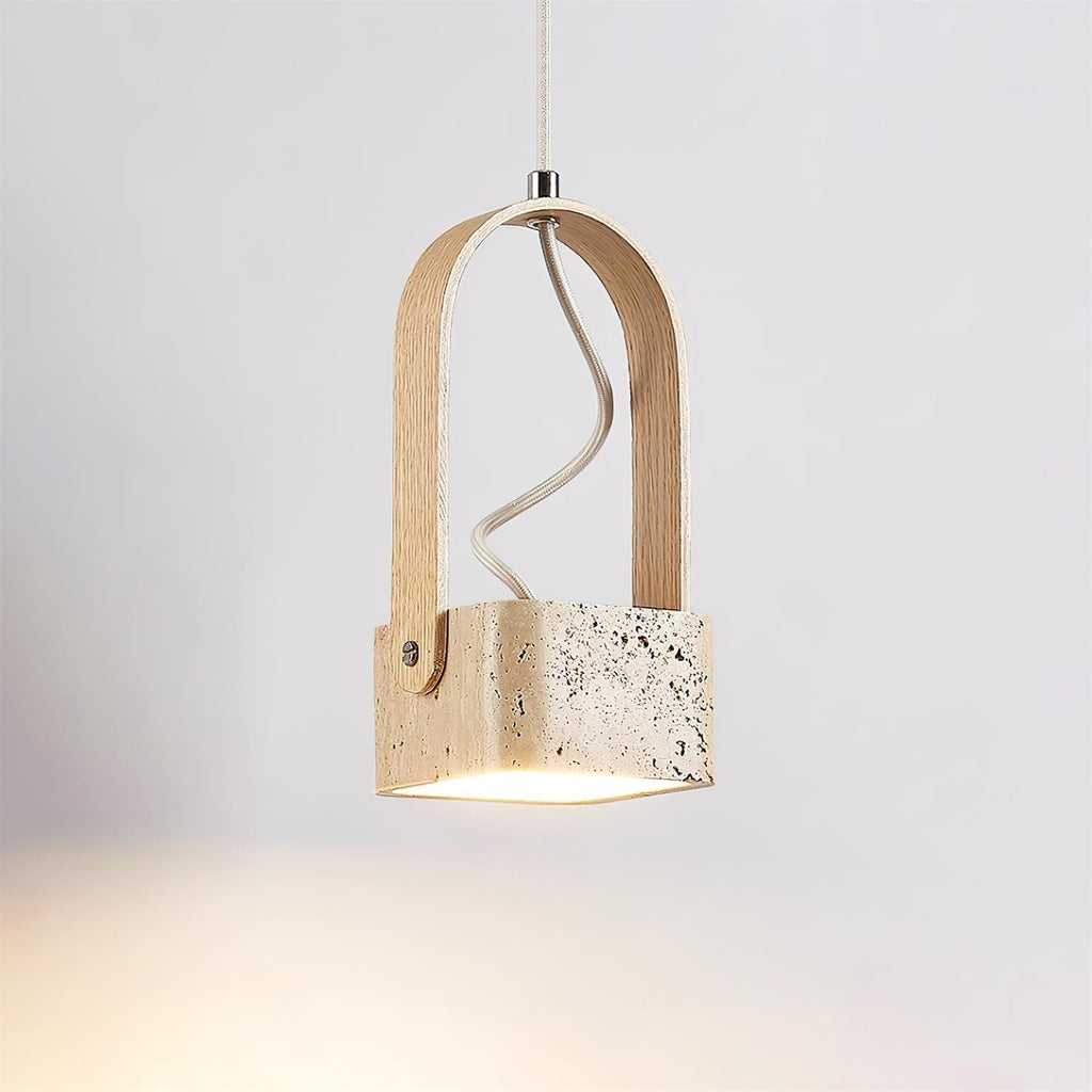 Larengrove Travertine Pendant Light-Moonnatur
