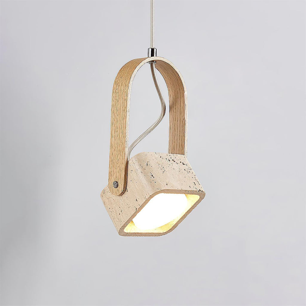 Larengrove Travertine Pendant Light-Moonnatur