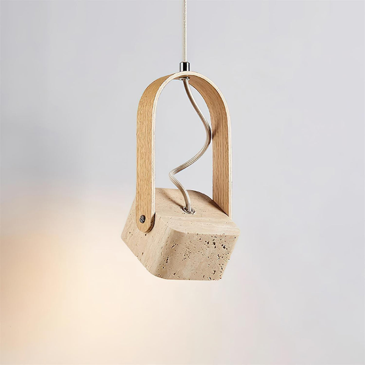 Larengrove Travertine Pendant Light-Moonnatur