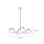 Arvella Brass Chandelier-Moonnatur
