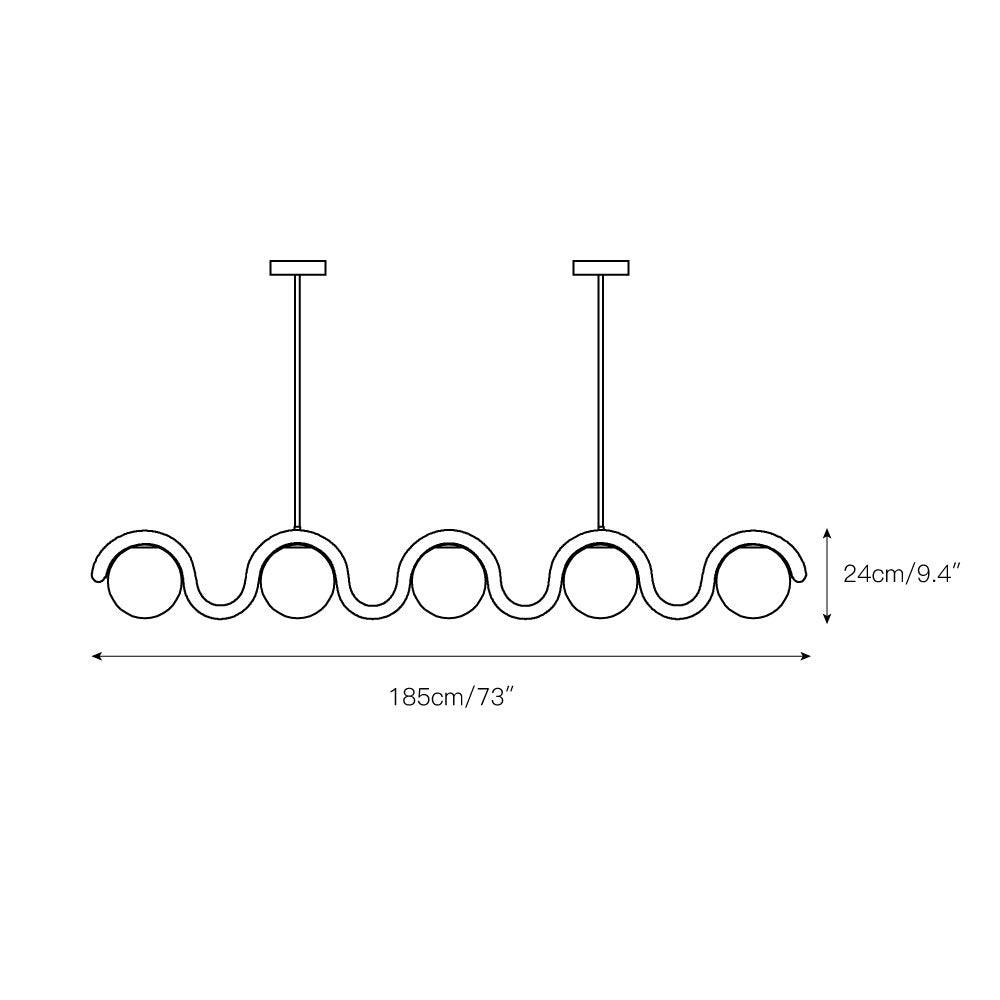 Arcelyn Brass Chandelier-Moonnatur