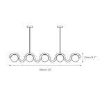 Torrenaria Glass Chandelier-Moonnatur