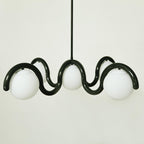 Arvella Brass Chandelier-Moonnatur