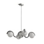 Arvella Brass Chandelier-Moonnatur