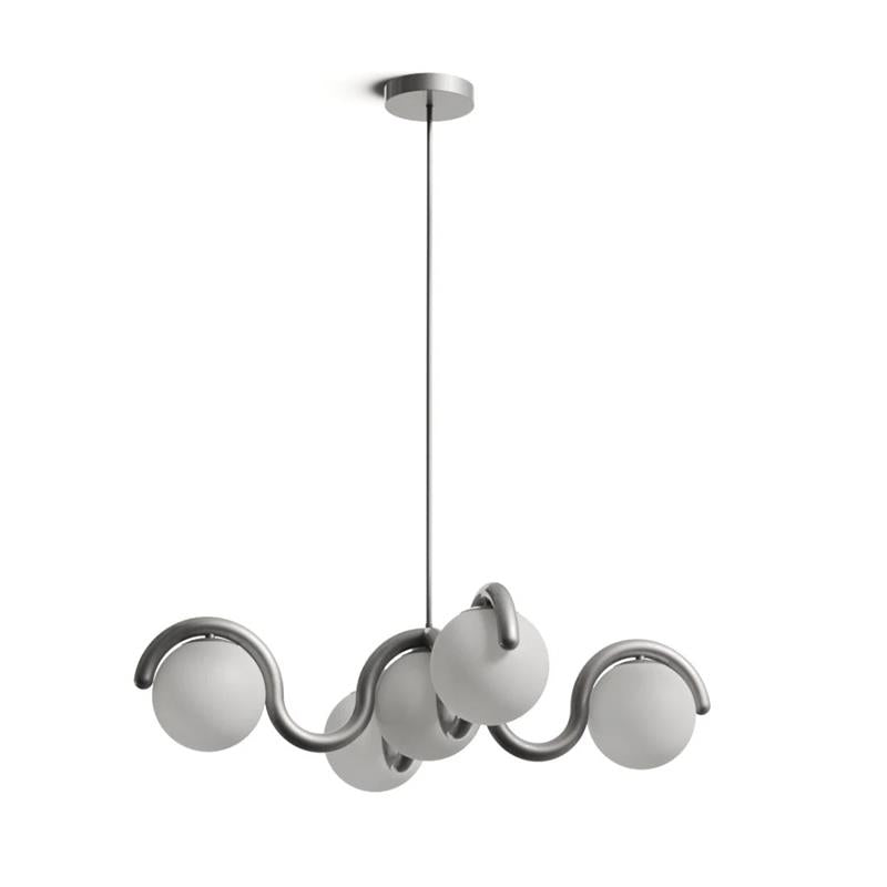 Arvella Brass Chandelier-Moonnatur