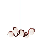 Arvella Brass Chandelier-Moonnatur