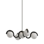 Arvella Brass Chandelier-Moonnatur
