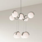 Arvella Brass Chandelier-Moonnatur