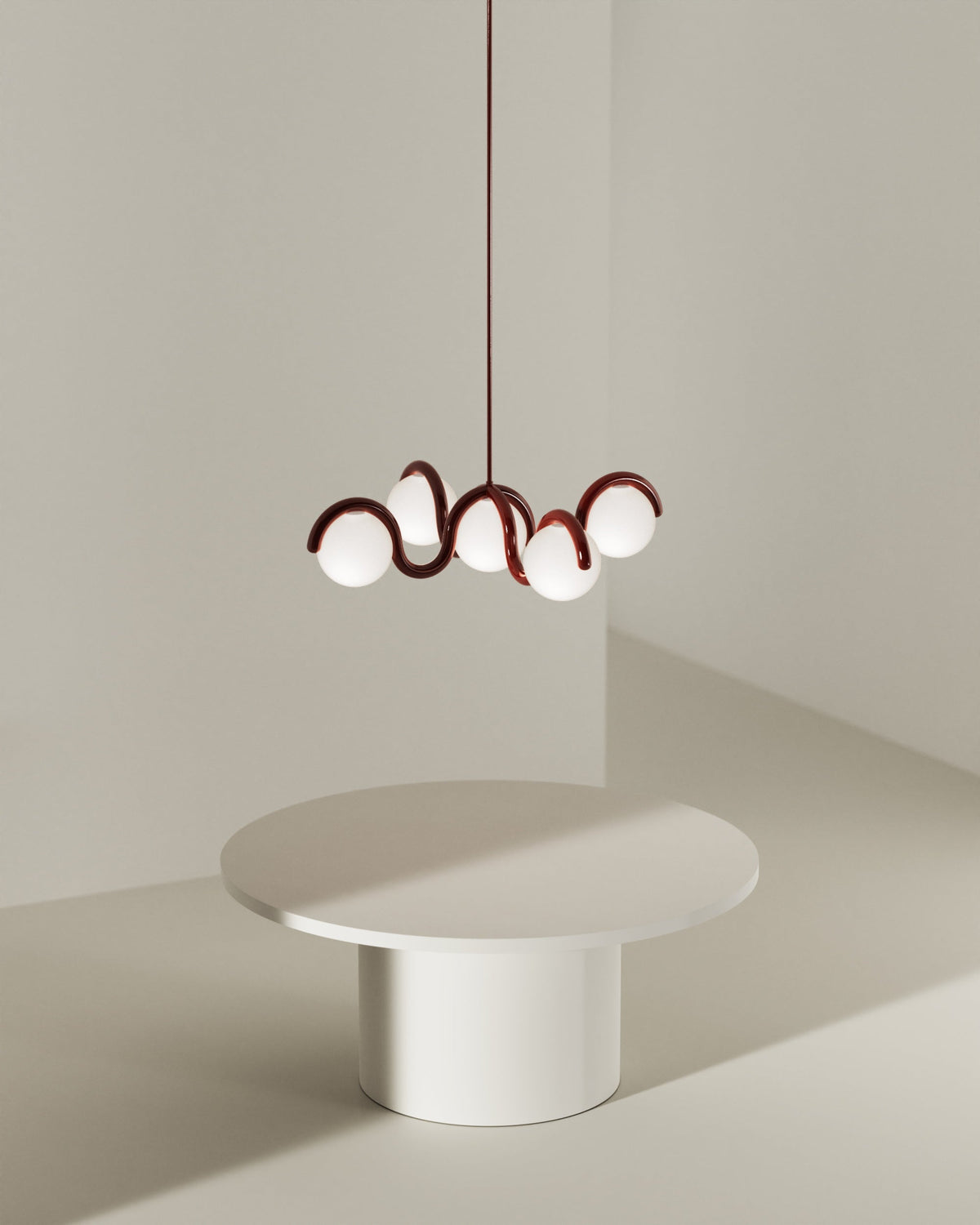 Arvella Brass Chandelier-Moonnatur