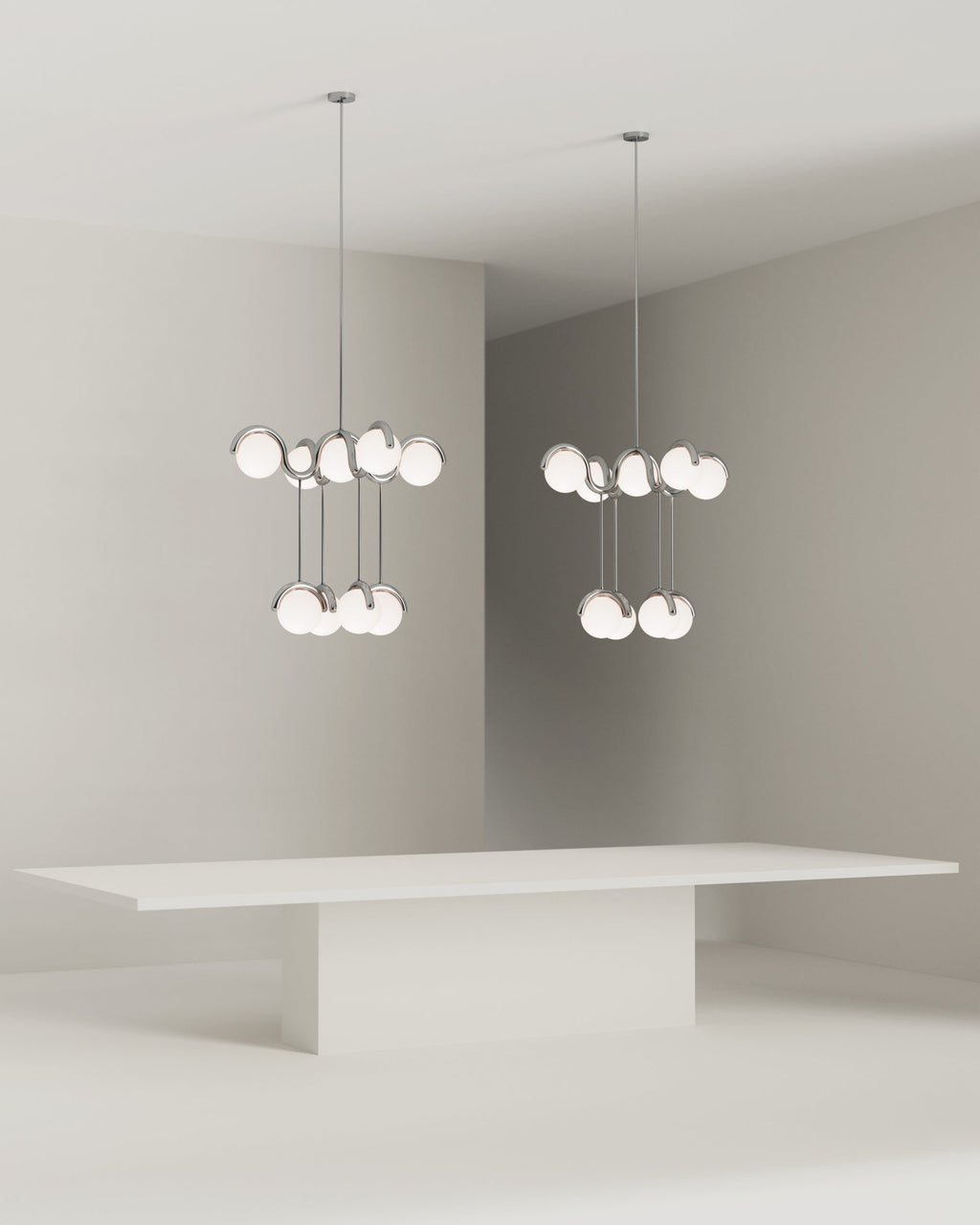 Arvella Brass Chandelier-Moonnatur