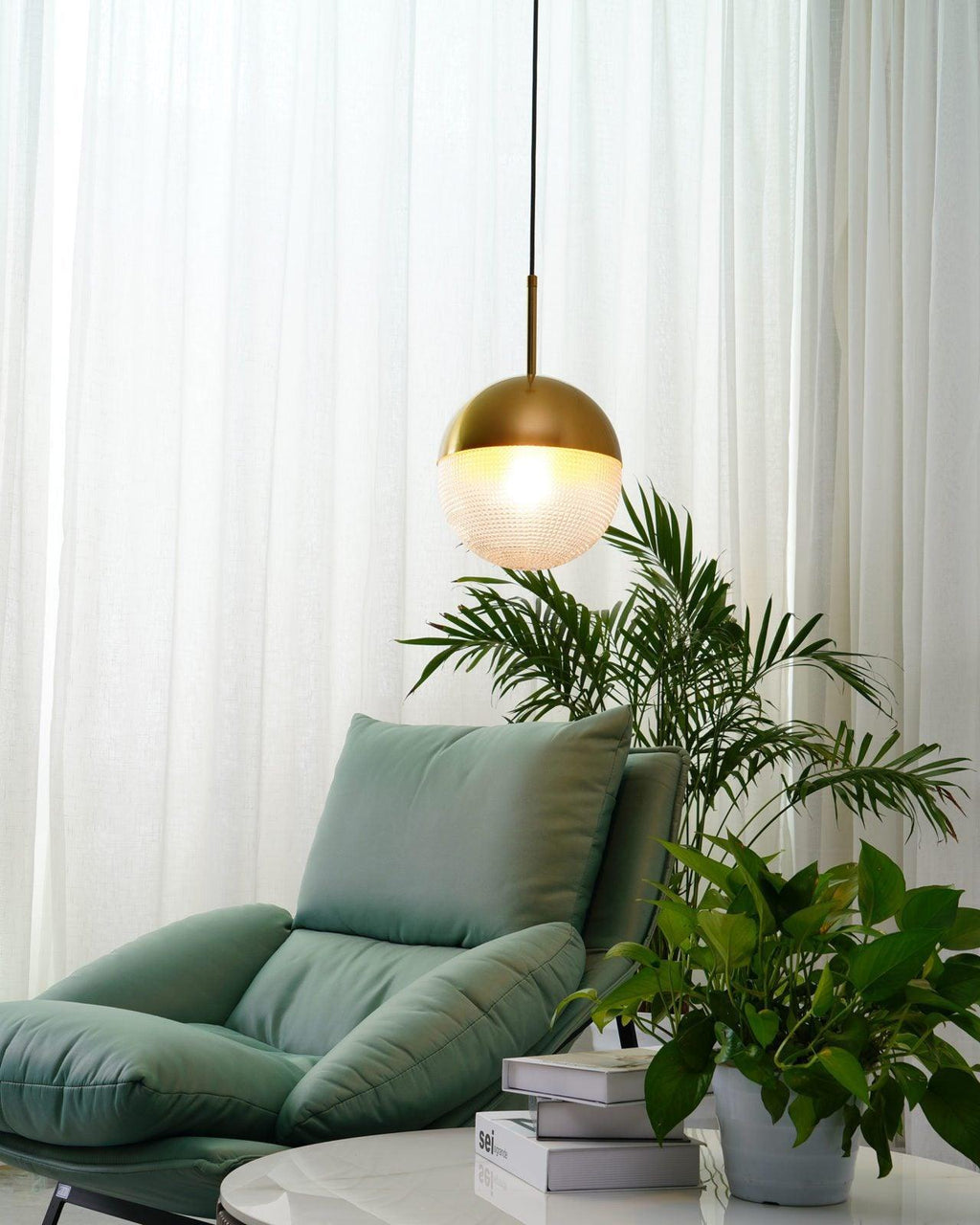 Eldessa Glass Pendant Light-Moonnatur