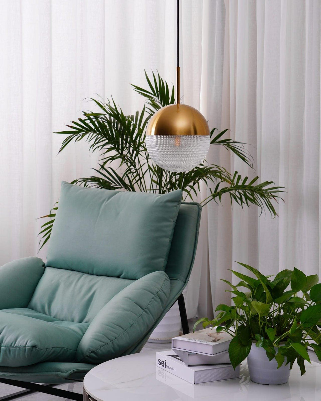 Eldessa Glass Pendant Light-Moonnatur