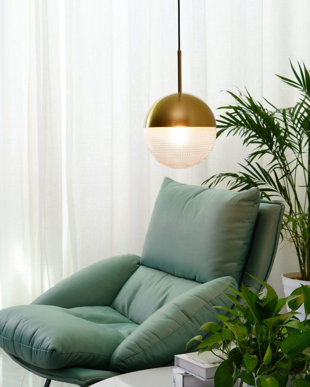 Eldessa Glass Pendant Light-Moonnatur