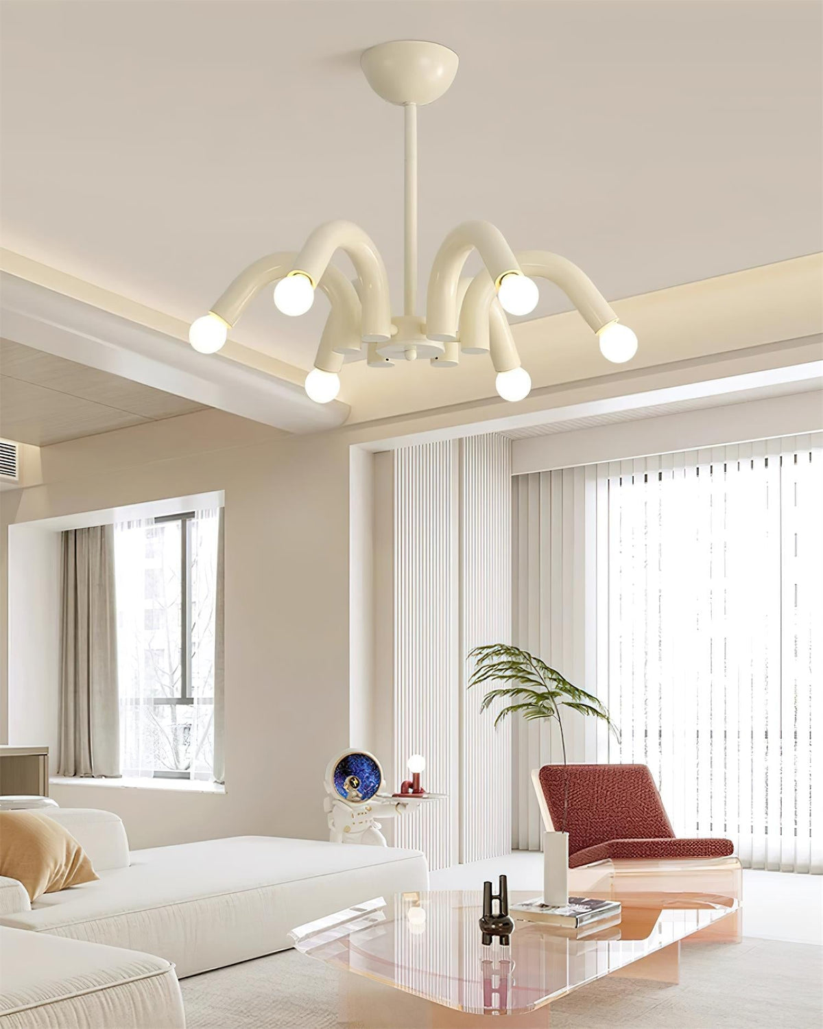 Edrenenelle Metal Chandelier-Moonnatur