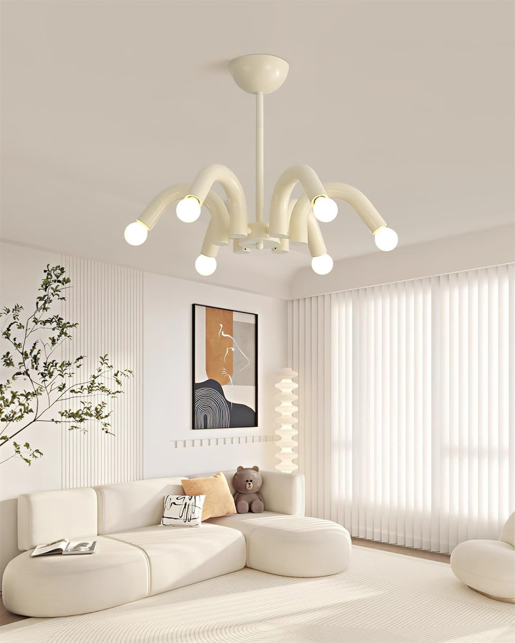 Edrenenelle Metal Chandelier-Moonnatur