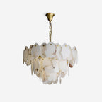Verrenford Alabaster Chandelier-Moonnatur