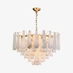 Savenenis Alabaster Chandelier-Moonnatur