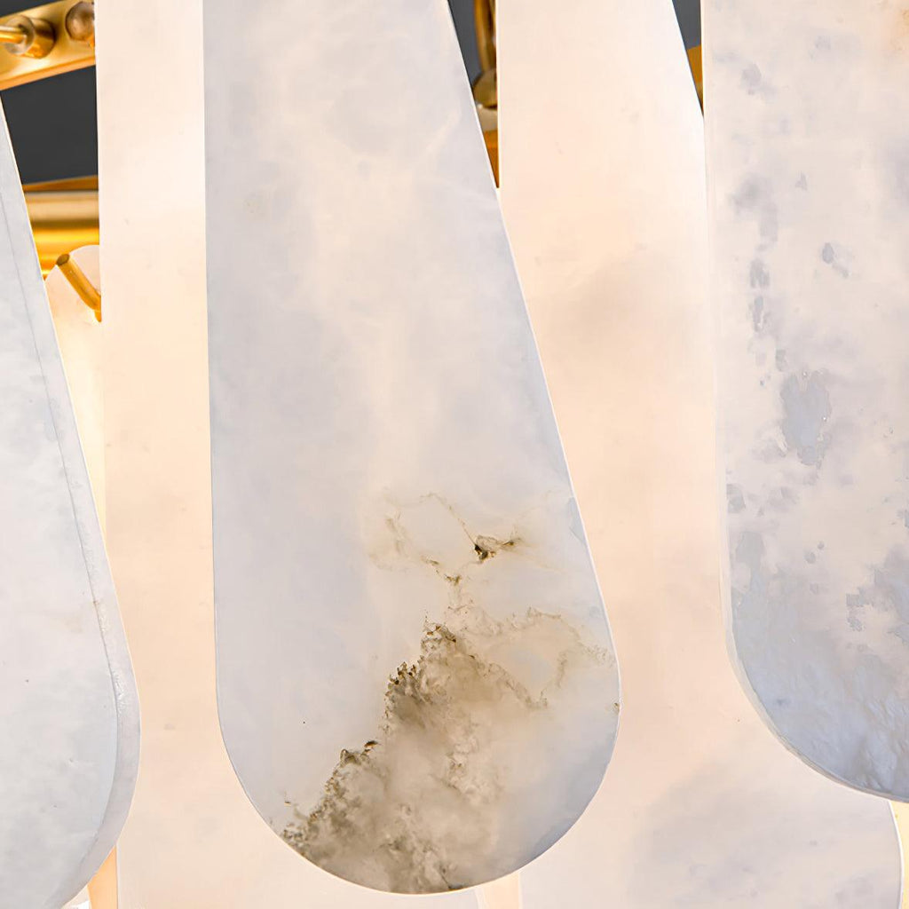 Savenenis Alabaster Chandelier-Moonnatur
