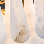 Savenenis Alabaster Chandelier-Moonnatur