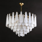 Savenenis Alabaster Chandelier-Moonnatur