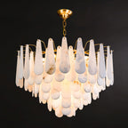 Savenenis Alabaster Chandelier-Moonnatur