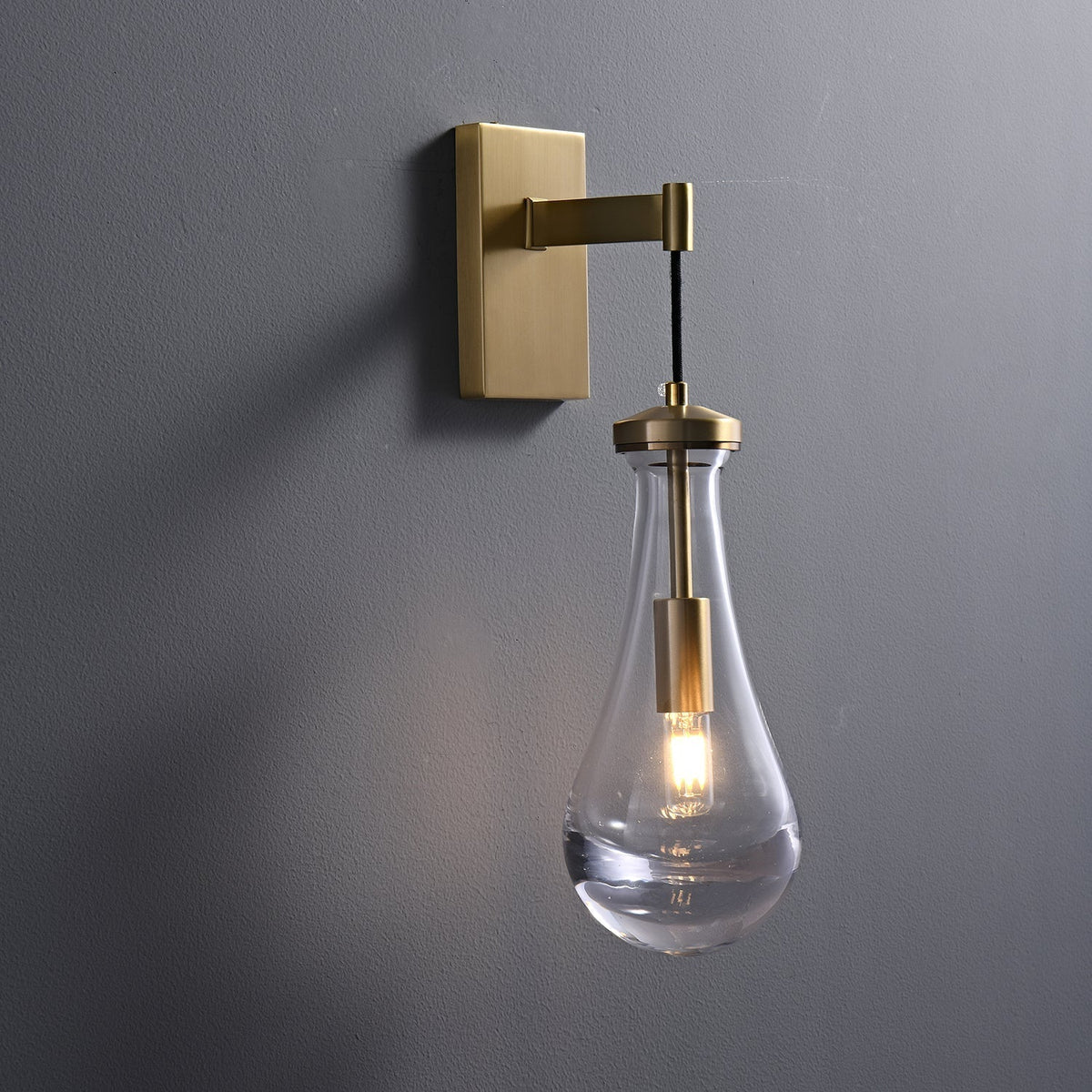 Rowenora Glass Wall Light-Moonnatur