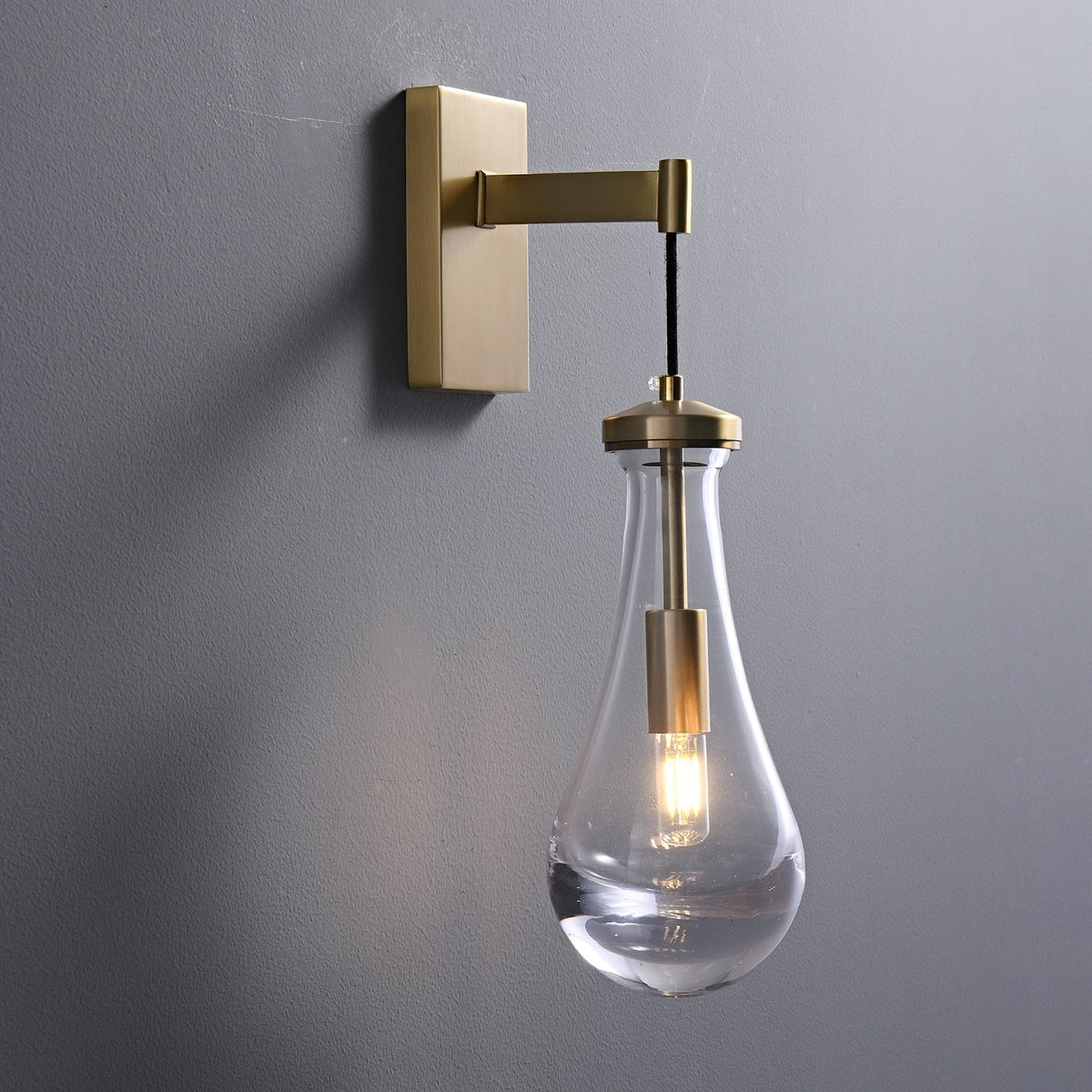 Rowenora Glass Wall Light-Moonnatur