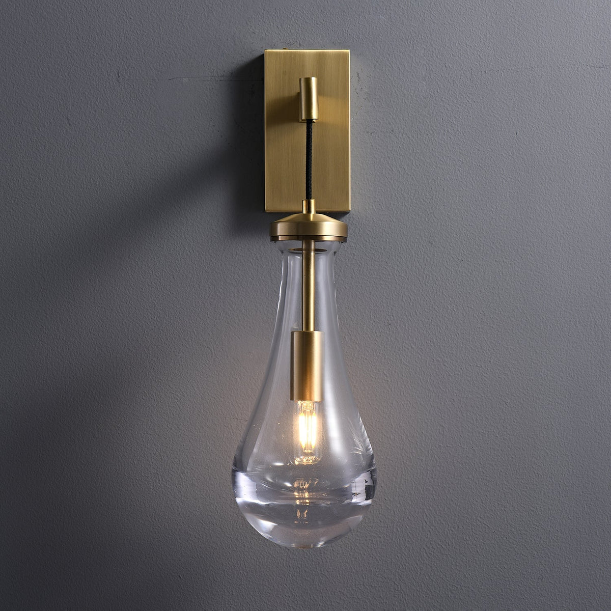 Rowenora Glass Wall Light-Moonnatur