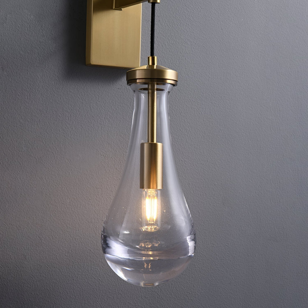 Rowenora Glass Wall Light-Moonnatur