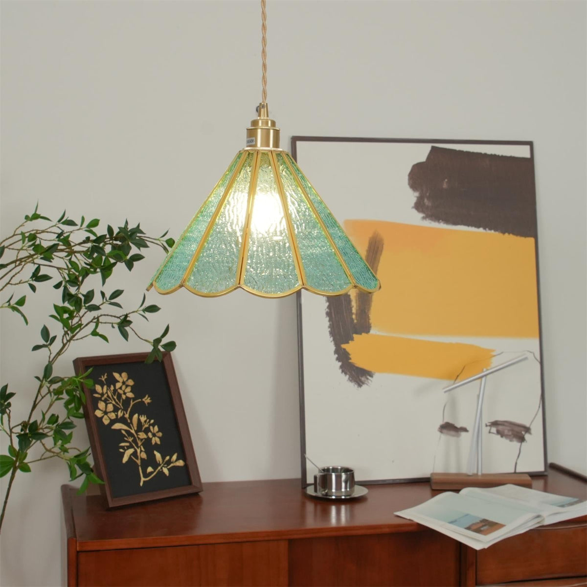 Ordellyn Glass Pendant Light-Moonnatur