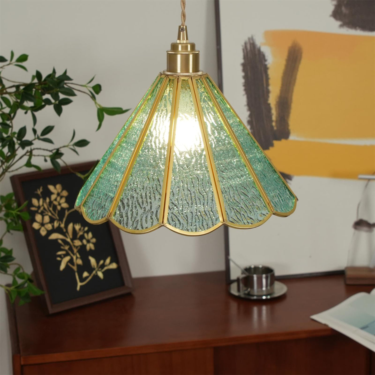 Ordellyn Glass Pendant Light-Moonnatur