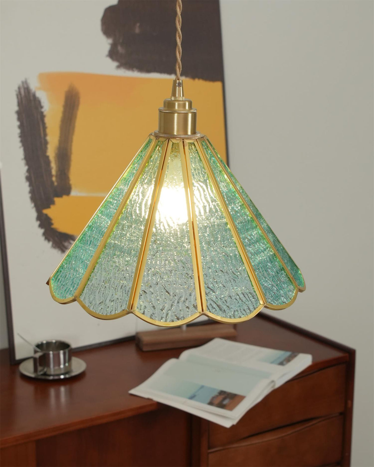 Ordellyn Glass Pendant Light-Moonnatur