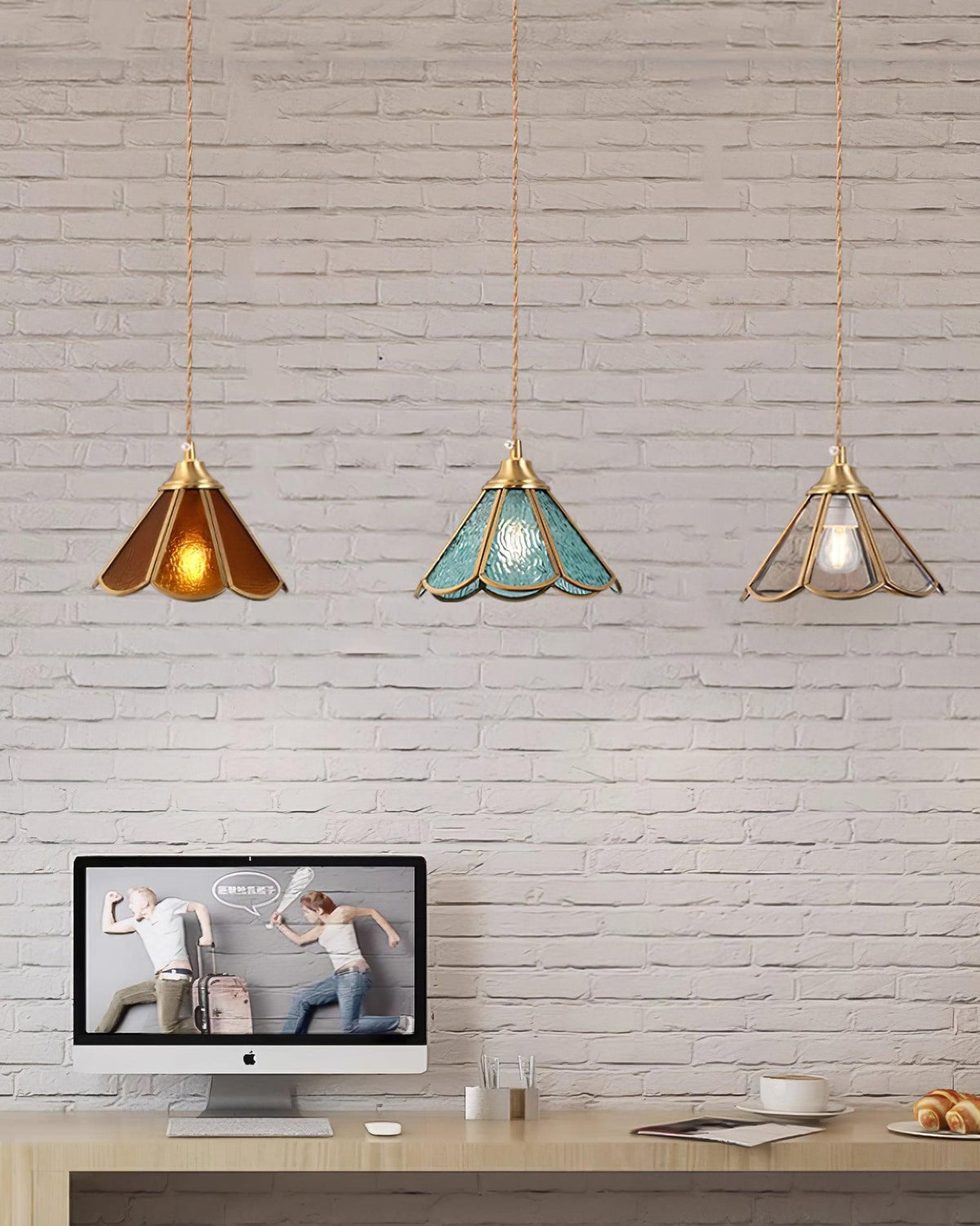 Ordellyn Glass Pendant Light-Moonnatur