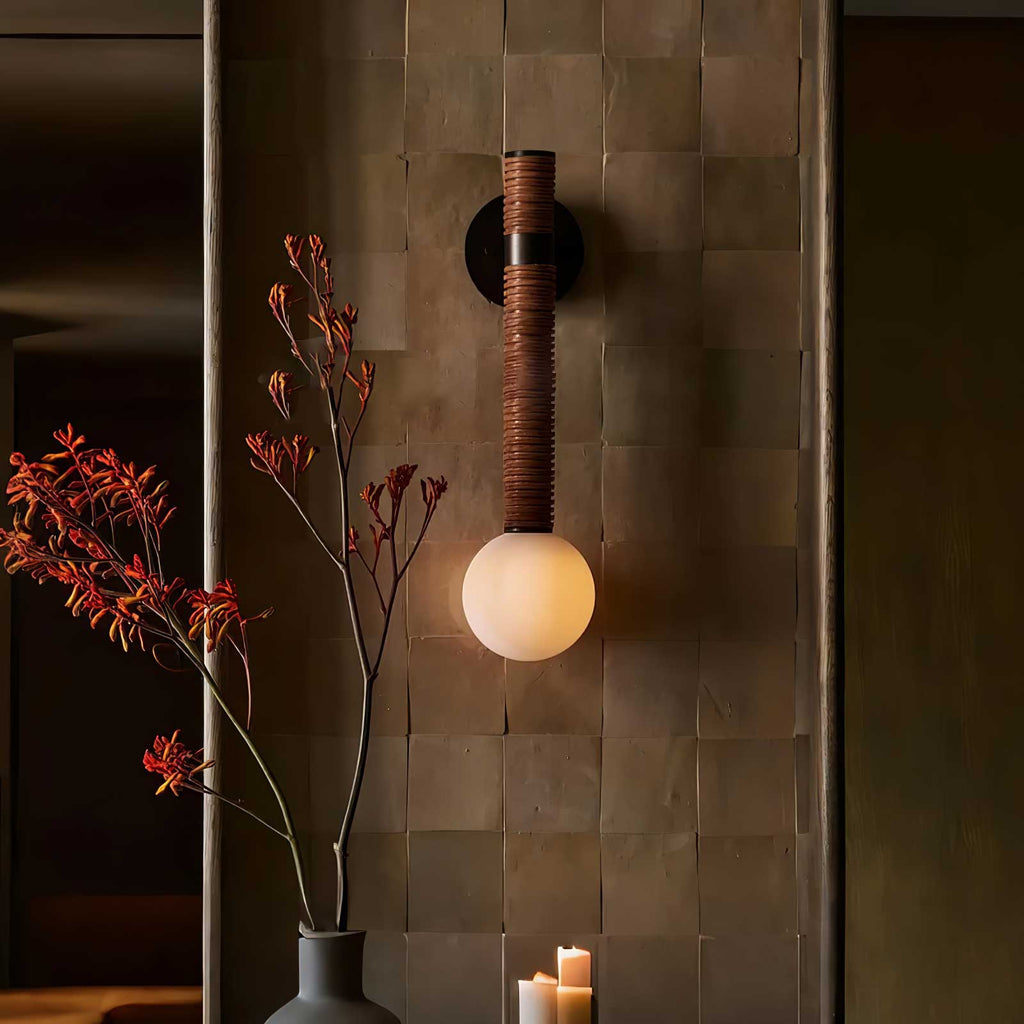 Haldelenis Glass Wall Light-Moonnatur