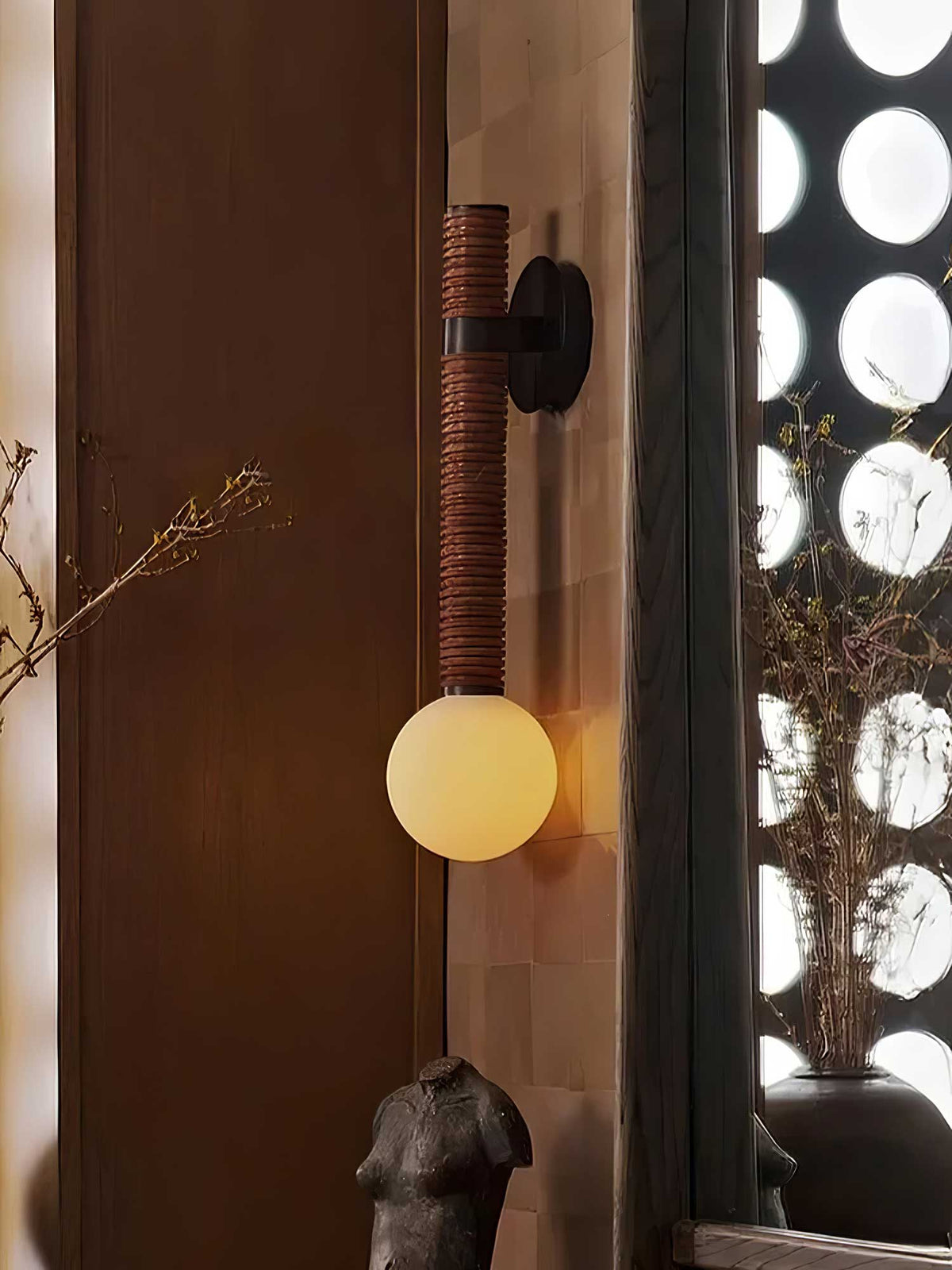 Haldelenis Glass Wall Light-Moonnatur