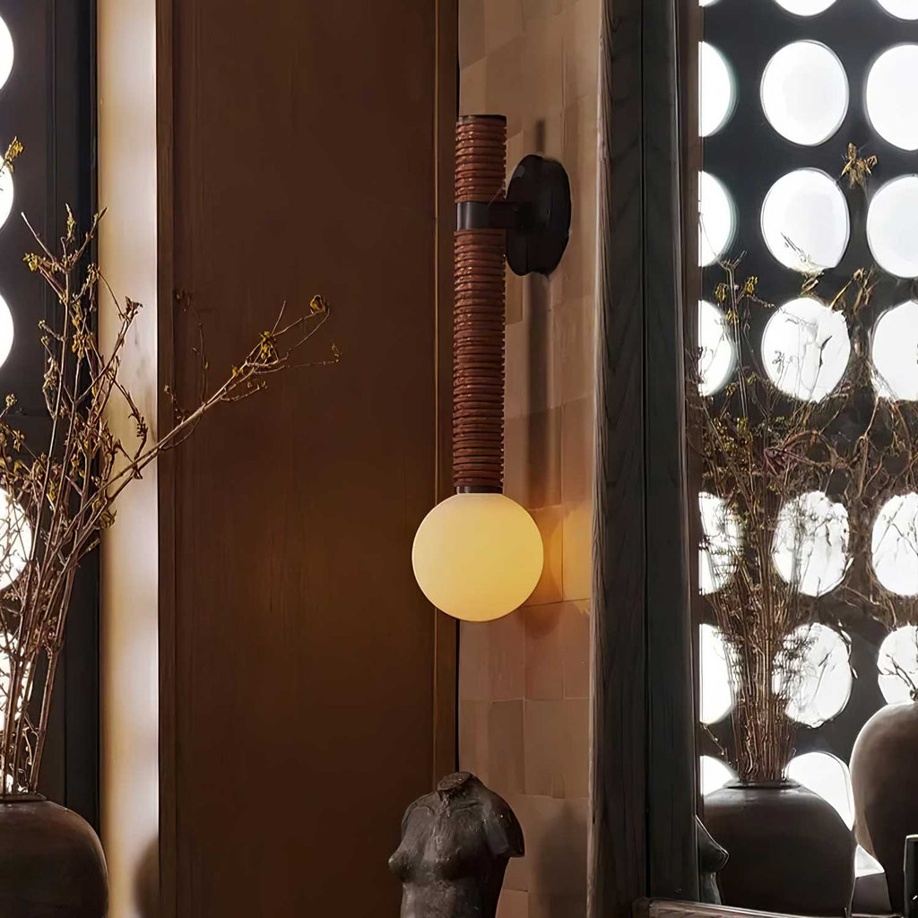 Haldelenis Glass Wall Light-Moonnatur