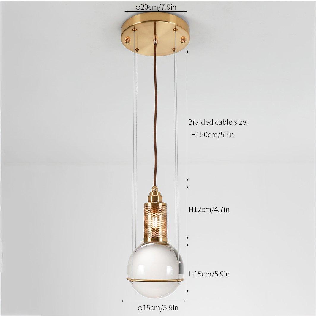 Aureston Glass Pendant Light-Moonnatur