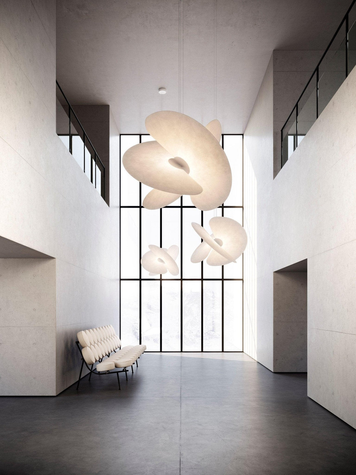 Elowina Fabric Pendant Light-Moonnatur