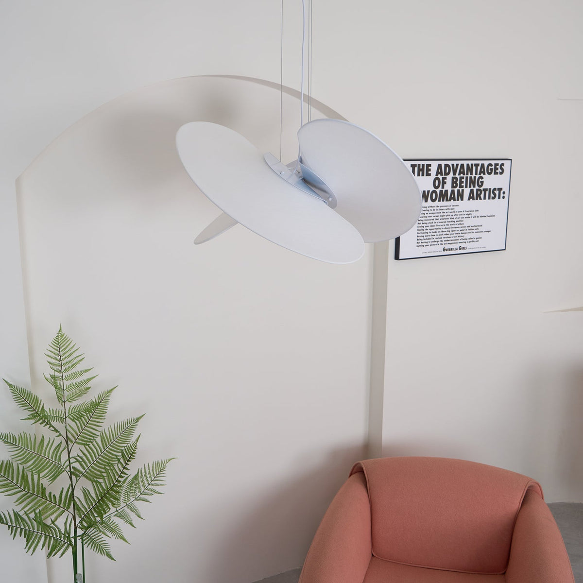 Elowina Fabric Pendant Light-Moonnatur