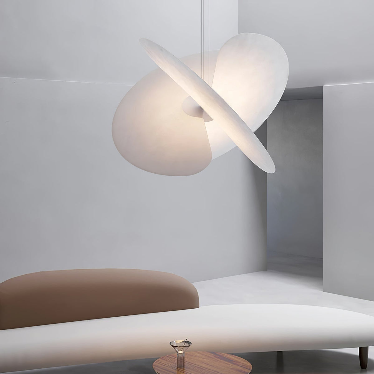 Elowina Fabric Pendant Light-Moonnatur