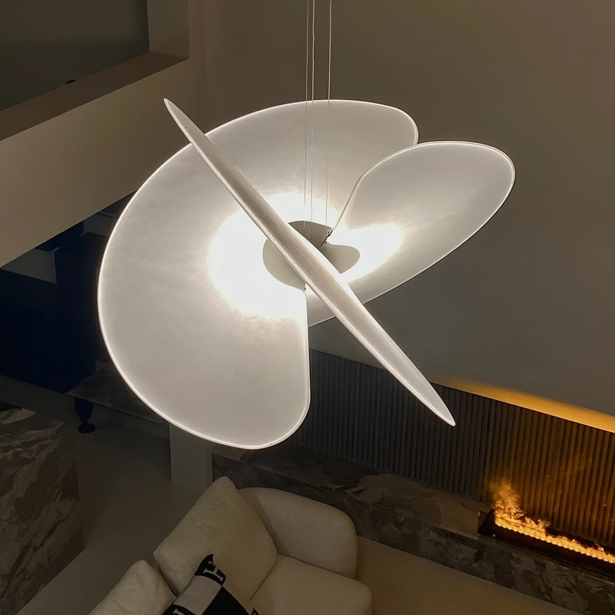 Elowina Fabric Pendant Light-Moonnatur