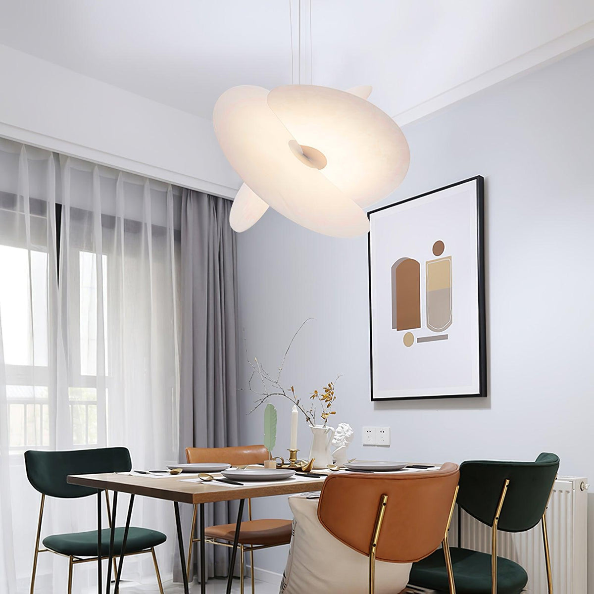 Elowina Fabric Pendant Light-Moonnatur