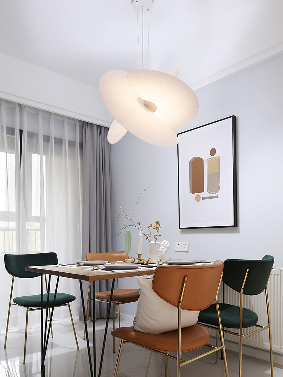 Elowina Fabric Pendant Light-Moonnatur