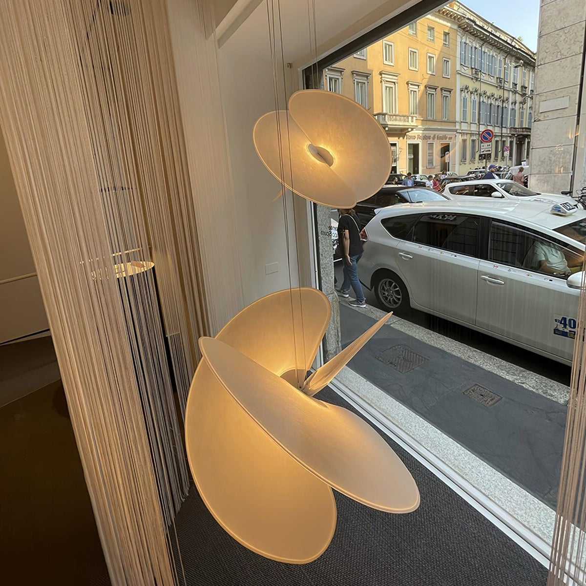 Elowina Fabric Pendant Light-Moonnatur
